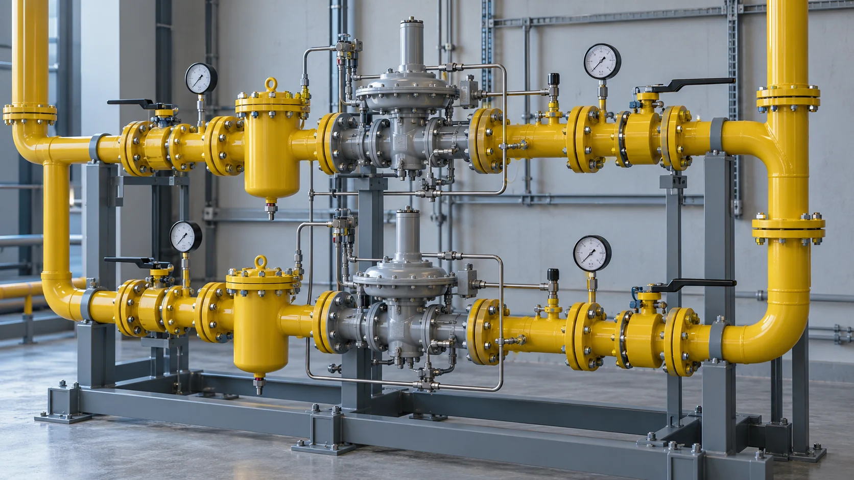 Концептуальное изображение газорегуляторной установки
